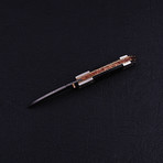 Damascus Liner Lock Folding Knife // 2765