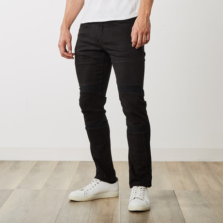 Patched Jeans // Black (30WX30L)