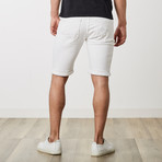Roll Up Shorts // White (32)