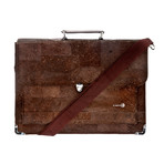 Earth Cork // Faro Briefcase // Brown