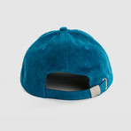 Qilo Logo Suede Cap // Cerulean