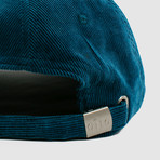 Pineapple Corduroy Cap // Ocean Blue