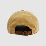 Pineapple Two-Tone Hat // Mustard Corduroy + Navy