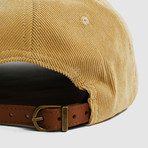 Pineapple Two-Tone Hat // Mustard Corduroy + Navy