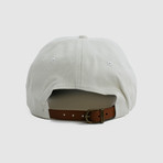 Pineapple Two-Tone Cap // White Denim + Ocean Corduroy