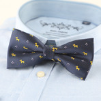 Silk Bow Tie // Navy Puppy