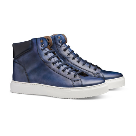 Aiden // Dark Blue Leather (US: 7)