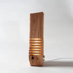 Reclaimed Wood Light Sculpture // USB + AC