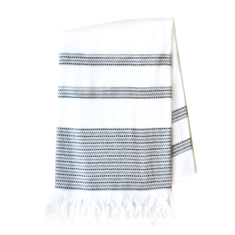 Super Luxe Aztec (Gray + Blue)