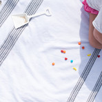 Super Luxe Aztec (Gray + Blue)