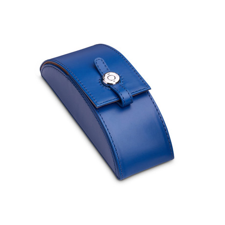 Preston Eyeglass Case // Electric Blue