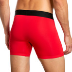 Boxer Brief // Pack of 3 // Black + Blue + Red (S)