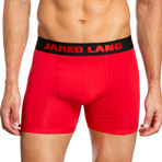 Boxer Brief // Pack of 3 // Black + Blue + Red (M)