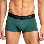 Low Rise Trunk // Pack of 3 // Green + Blue + Gray (S)