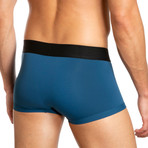Low Rise Trunk // Pack of 3 // Green + Blue + Gray (L)