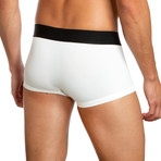 Low Rise Trunk // Pack of 3 // White + Black + Gray (L)