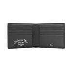 Grained Leather "Atelier" Bifold Wallet // Black