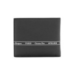 Grained Leather "Atelier" Bifold Wallet // Black