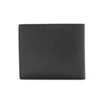 Cracked Leather Bifold Wallet V1 // Black