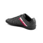 Leather Low-Top Sneakers // Black (US: 8)