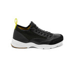 Dior // Leather Mesh Trainers // Black + Yellow (US: 6)
