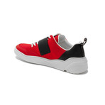 Dior // Leather + Canvas Sneakers // Red (US: 8)