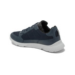 Dior // Leather + Canvas Bee Runner Shoes // Navy Blue (US: 8)
