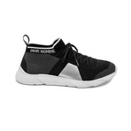 High-Top Technical Knit Sneaker Shoes // Black (US: 6)