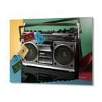 Ghetto Blaster // Aluminum Print (16"W x 20"H x 1.5"D)