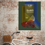 Scotch yellow // Canvas (16"W x 20"H x 1.5"D)