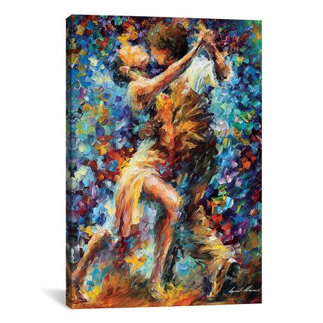 Internal Struggle Of Lust // Leonid Afremov (18"W x 26"H x 0.75"D)