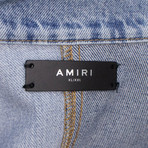 Amiri // Reconstructed Trucker Denim Jacket // Indigo (XS)