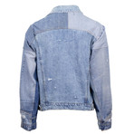 Amiri // Reconstructed Trucker Denim Jacket // Indigo (XS)