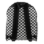 Amiri // Denim Check Backpack // Black + White