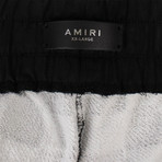 Amiri // Check Stack Sweatpants // White + Black (XS)