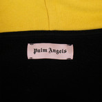 Palm Angels // Colorblock Logo Hoodie // Black (L)