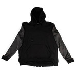 Alchemist // Cotton Embroidered Souvenir Hoodie Sweatshirt // Black (XS)