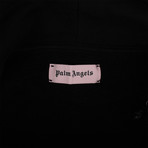 Palm Angels // Cotton American Gothic Pull Over Hoodie // Black (S)