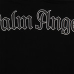 Palm Angels // Cotton American Gothic Pull Over Hoodie // Black (2XL)