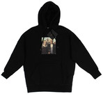Palm Angels // Cotton American Gothic Pull Over Hoodie // Black (2XL)