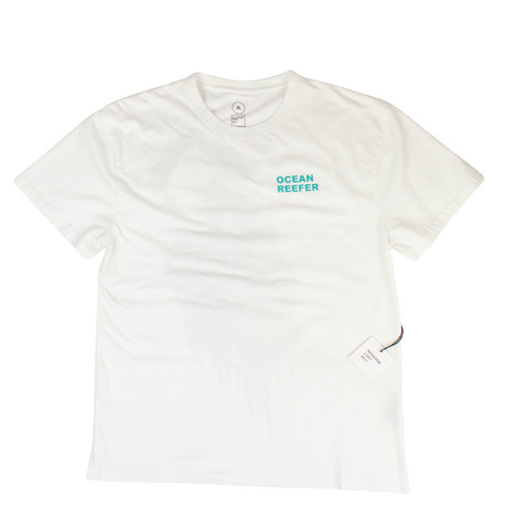 Alchemist // Ocean Reefer Short Sleeve Jersey T-shirt // White (XS)