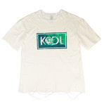 Alchemist // Distressed Kool Short Sleeve T-shirt // White (XS)