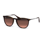 Unisex Erika Classic Sunglasses // Brown + Brown Gradient
