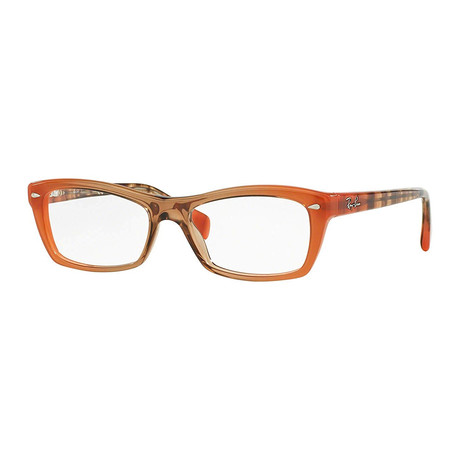 Unisex Optical Frame // Gradient Brown + Orange