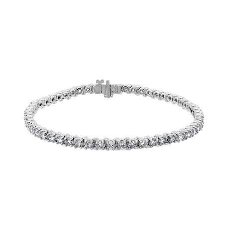 Estate 14k White Gold Diamond Tennis Bracelet II