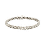 Estate 14k White Gold Diamond Tennis Bracelet I