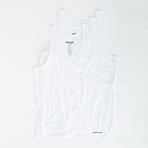 Tank Top // Pack of 3 // White (L)