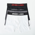 Boxer Brief // Pack of 3 // White + Black + Gray (XL)