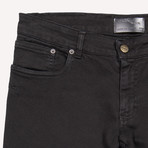 7-Pocket Slim-Fit Cargo Pants // Black (34WX31L)