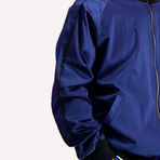 Track Jacket + Black Piping // Blue (S)